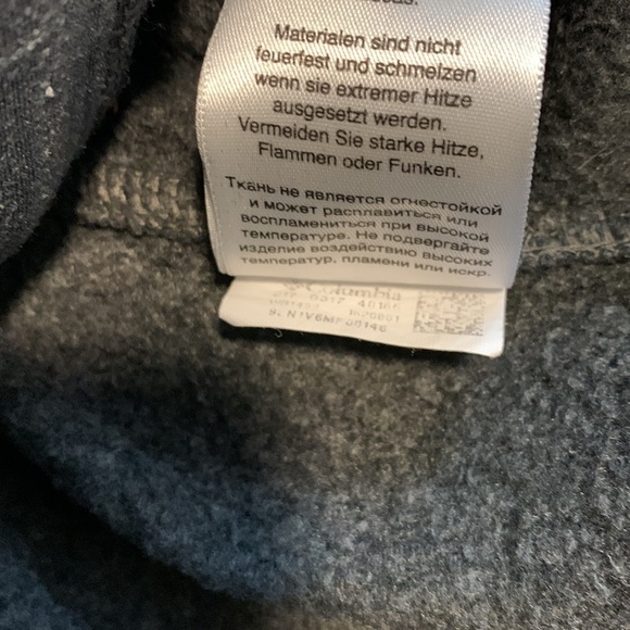 Men’s Columbia Fleece Lightweight Zip Up Vest, sz Medium. - Picture 6 of 9